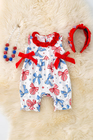 Coquette Patriotic Romper