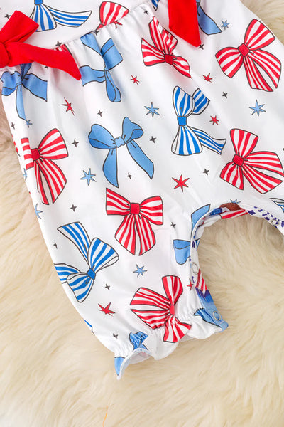 Coquette Patriotic Romper