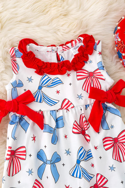 Coquette Patriotic Romper
