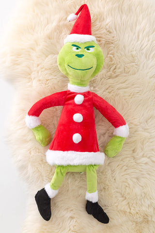 Grinch Button Plush