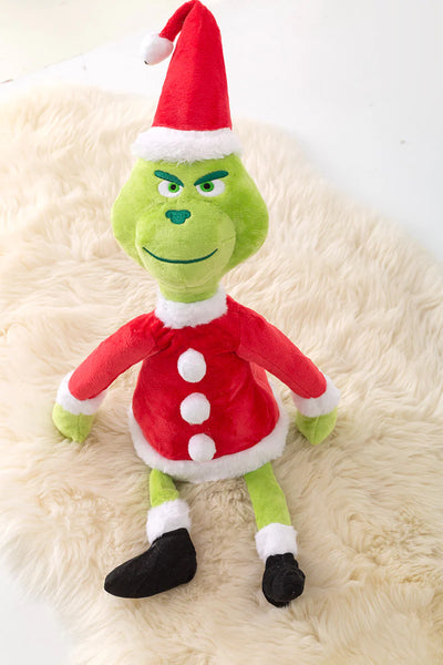 Grinch Button Plush
