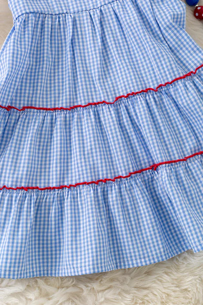Patriotic Gingham Dress