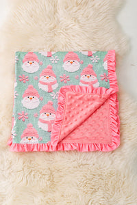 Pink Santa Blanket