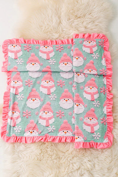 Pink Santa Blanket