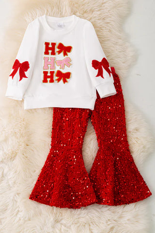 HOHOHO Sequin Bells Set