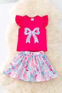 Coquette Bow Skort Set