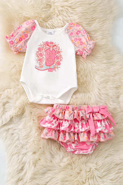 Let's Go Girls Ruffled Set