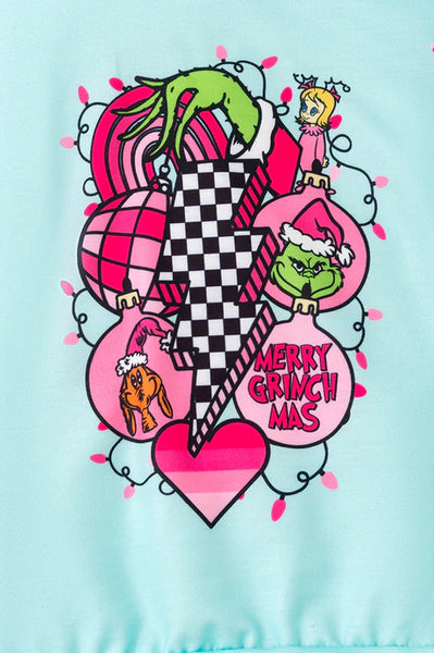 Merry Grinchmas Bow Top