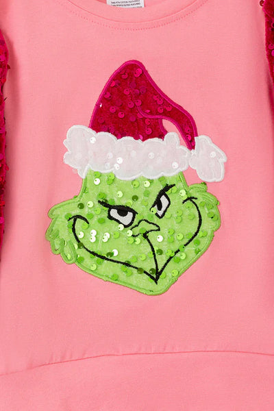 Grinch Sequin Sweater