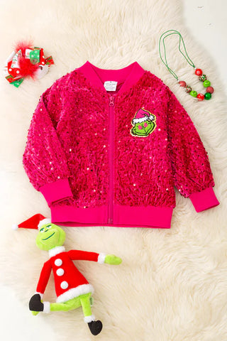Grinch Sequin Jacket