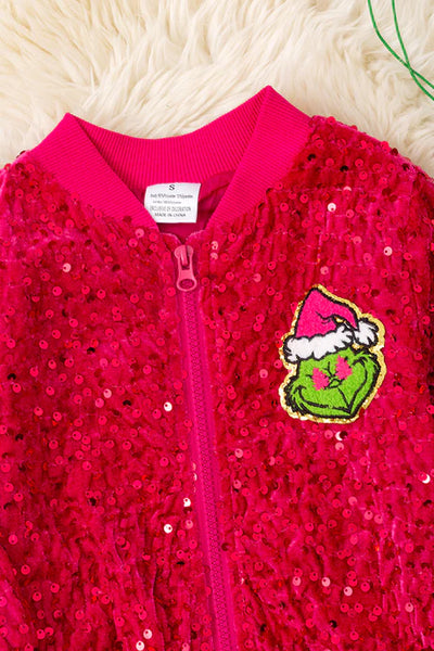 Grinch Sequin Jacket
