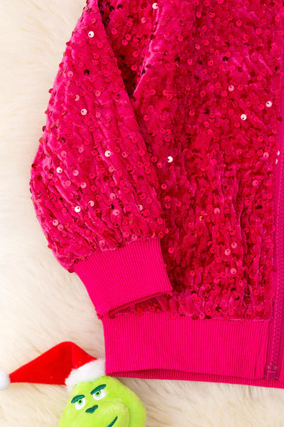 Grinch Sequin Jacket