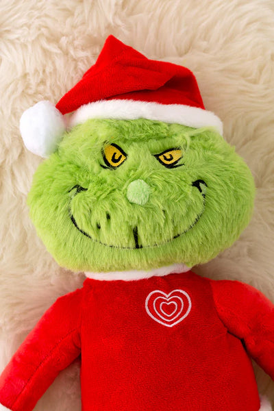 Grinch Heart Plush