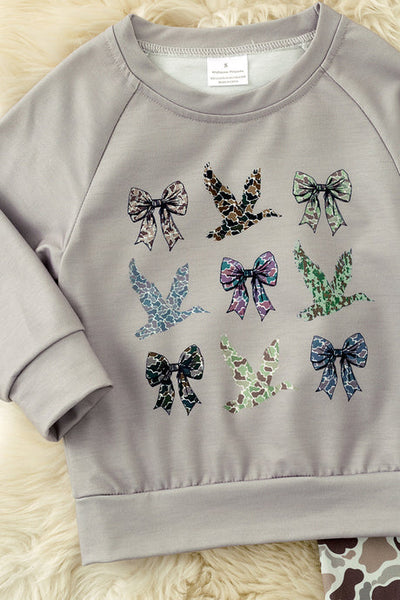 Duck & Bow Camo Bells Set
