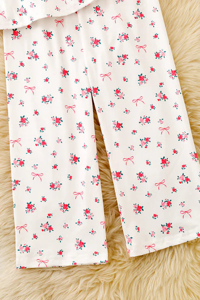 Pink Floral Tunic Set