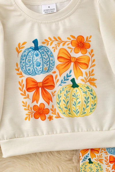 Bows & Pumpkins Bells Set