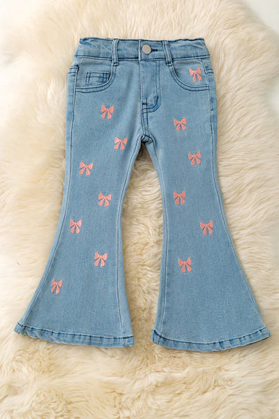 Coquette Bow Denim Jeans