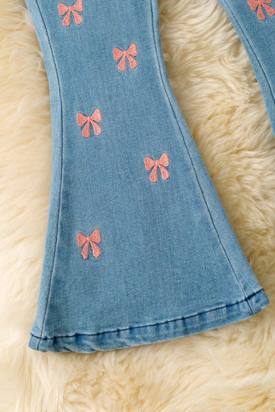 Coquette Bow Denim Jeans
