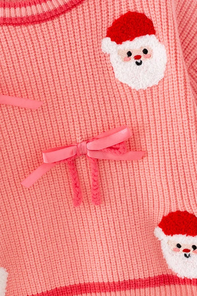 Santa Bow Knot Sweater