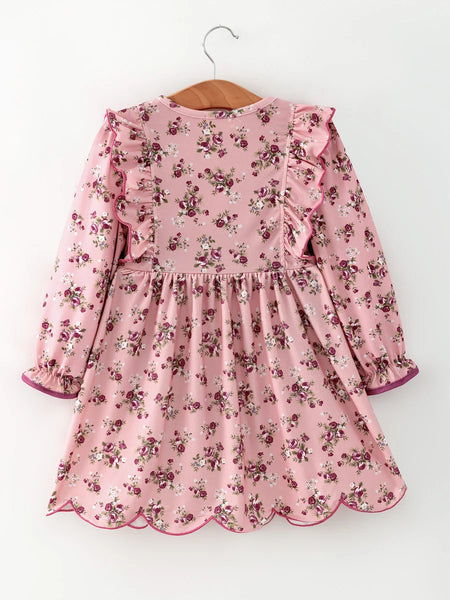 Purple Rose Bow Dress