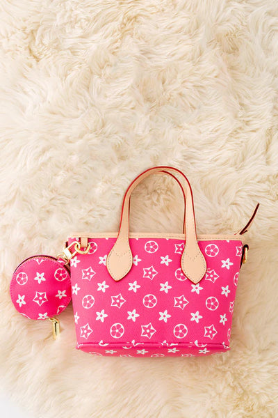 Floral Star Tote Bag