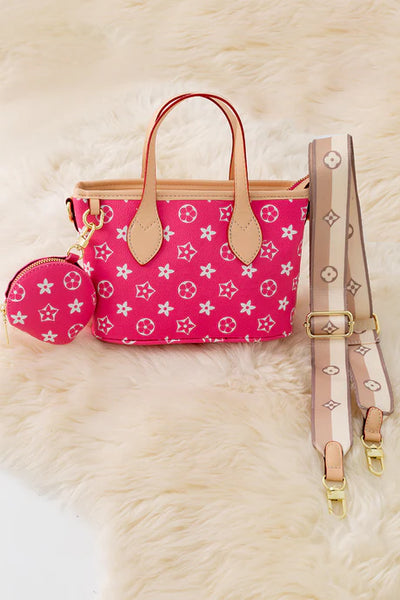 Floral Star Tote Bag