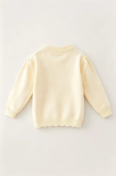 Santa Scalloped Sweater