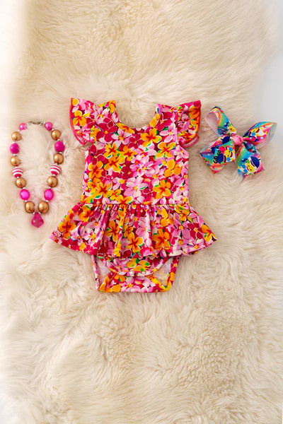 Floral Twirl Bodysuit