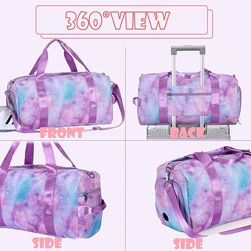 Marble Tie Dye Duffle Bag