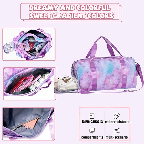 Marble Tie Dye Duffle Bag