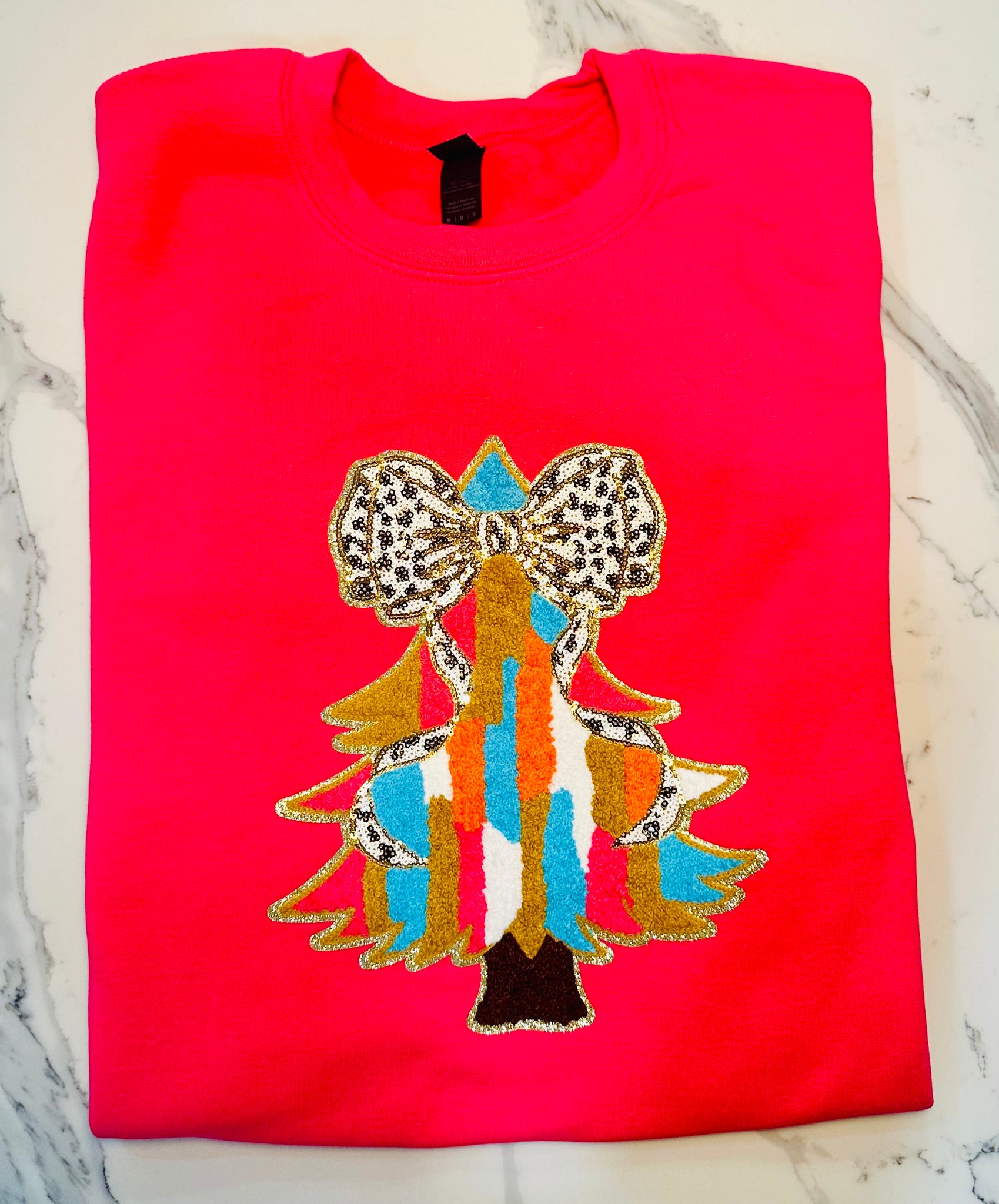Fancy Bow Tree Sweatshirt