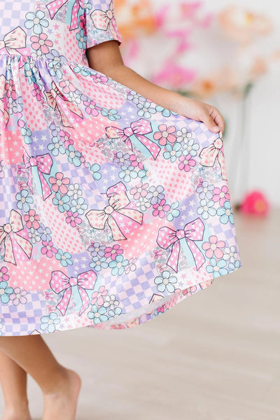 Patchwork Princess Twirl Dress
