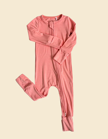 Coral Solid Zippie