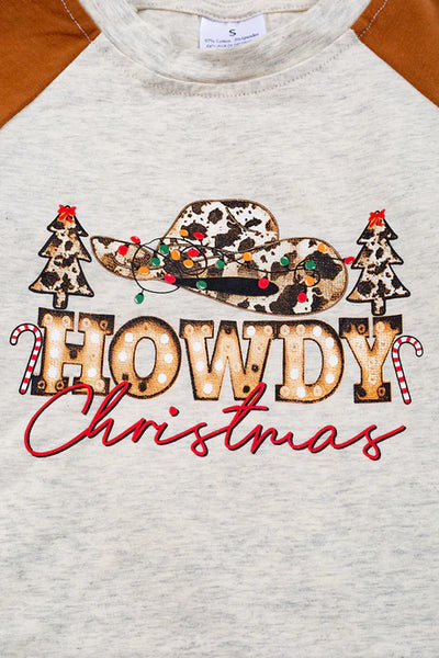 Howdy Christmas Raglan