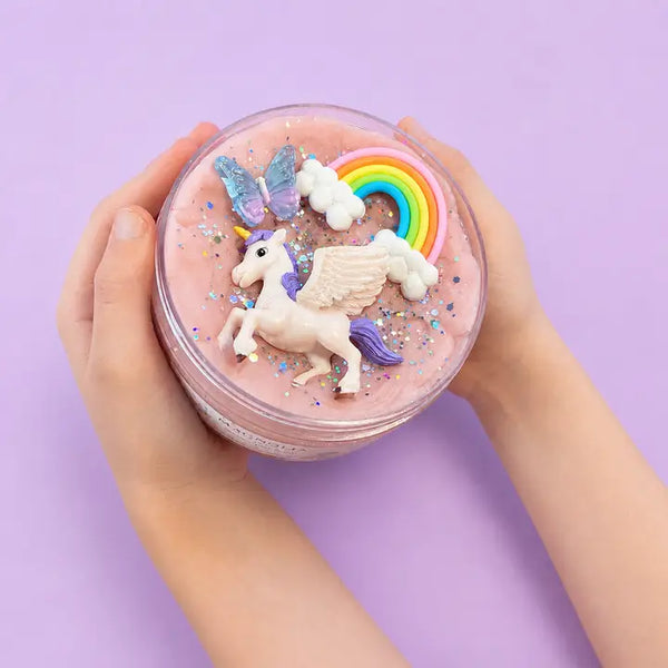 Unicorn Rainbow Sensory Play Dough Jar
