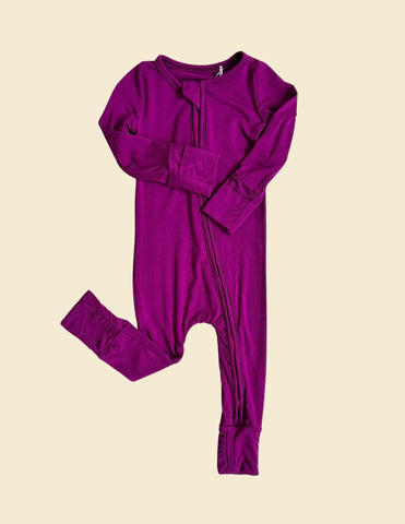 Bright Purple Solid Zippie