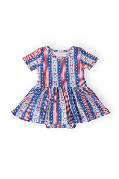 All American Girl Twirl Bodysuit