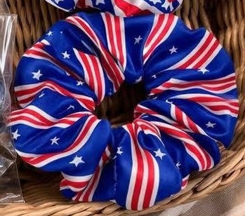Patriotic Hair Scrunchies
