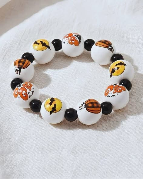Halloween Bead Bracelet