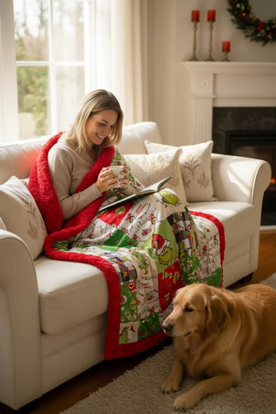 Grinch Theme Blanket