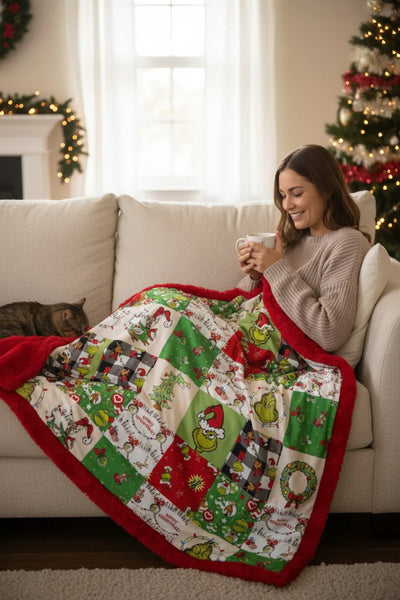 Grinch Theme Blanket