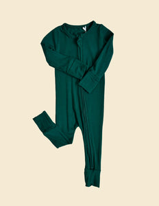 Deep Green Solid Zippie