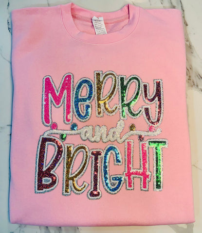 Merry and Bright Sweatshirt