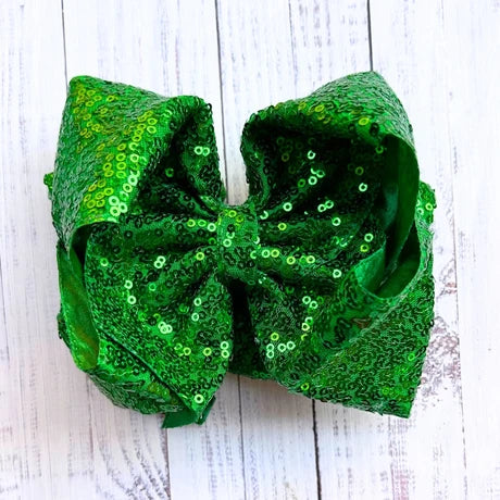 Double Layer Sequin Bow