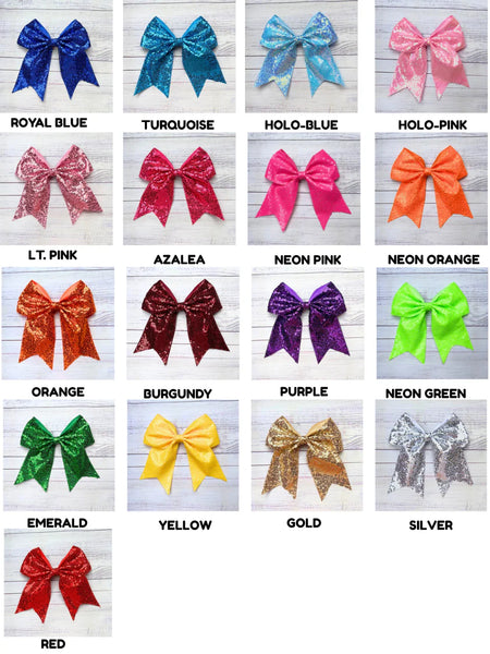 Sequin Hair Bows