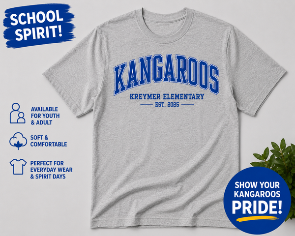 KE Kangaroos Est 2025 TShirt (Adult)