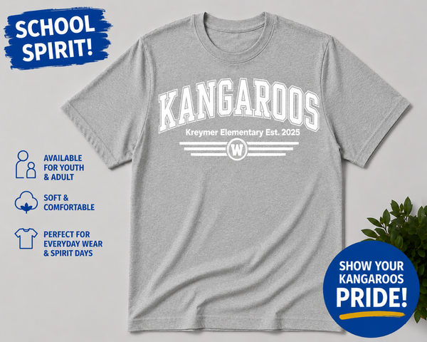 KE Kangaroos W Est 2025 TShirt (Adult)