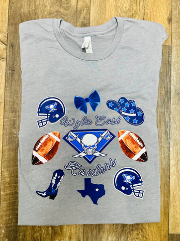 WE Raiders Football Tshirt (women)