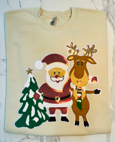 Santa's Reindeer Sweatshirt