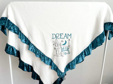 Dream Big Little One Muslin Blanket